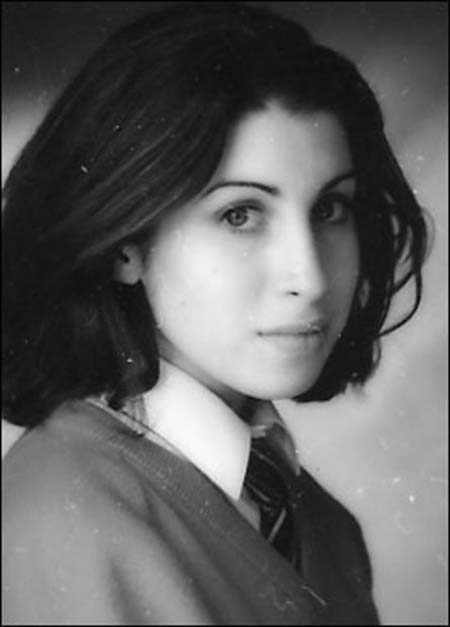 A young Amy Winehouse